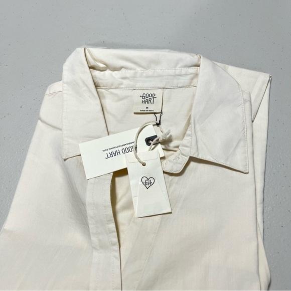 🆕 Matilda Jane Good Hart Button Down Eyelet Detail Sleeve in Ivory - Picture 3 of 8